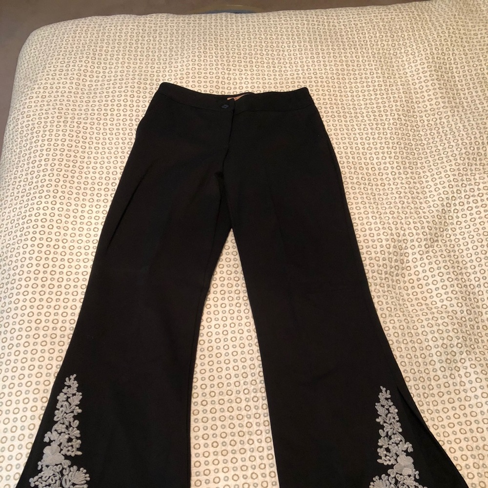 Black Bells with embroidery